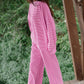 Striped Long-sleeve Top and Trousers 2-piece Set