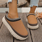 Lace-up Snow Boots Warm Boots Pattern Low-top Warm Shoes