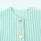 Sleeveless Button Knitted Top