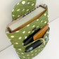 Quilted Bible Cover with Pen Slots & Phone Pocket