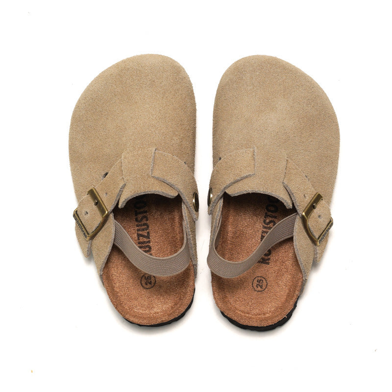Children's sandals boys' beach slippers girls' closed toe