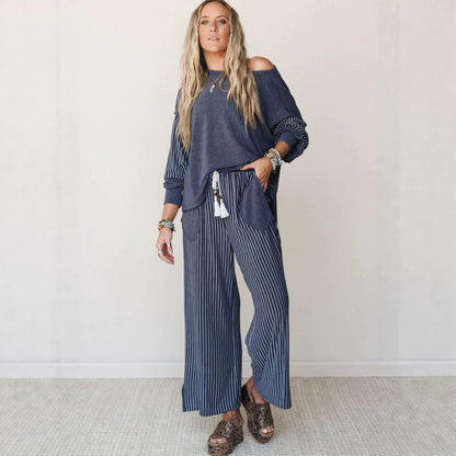 Stripe Lounge Set
