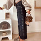 Studded Detail Straight Leg Casual Loose Jeans