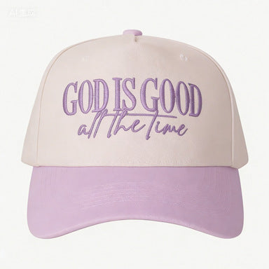 GOD IS GOOD all the time Embroidered baseball cap