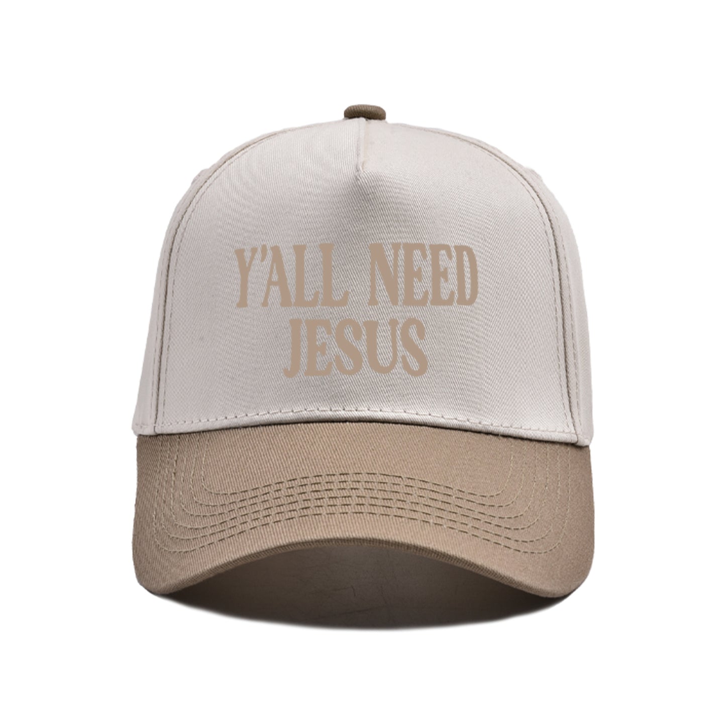 "Y'ALL NEED JESUS" Embroidered Trucker Hat