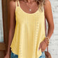 Round Neck Jacquard Tank Top-10 Colors