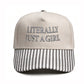 LITERALLY JUST A GIRL Embroidered Trucker Hat