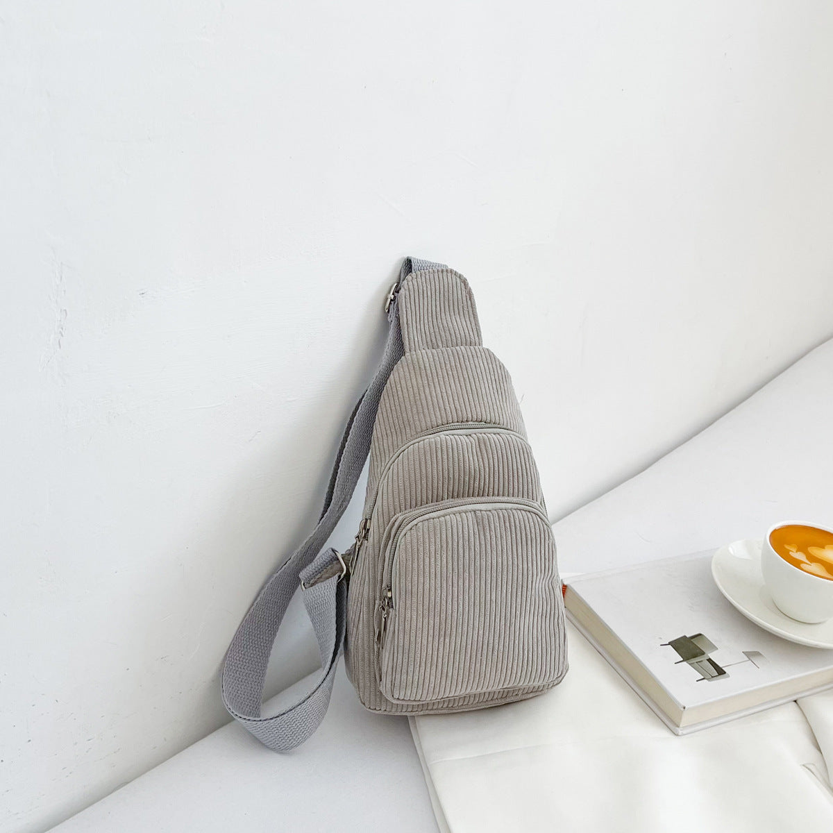 Personalized Name Knitted Sling Bag for Kids