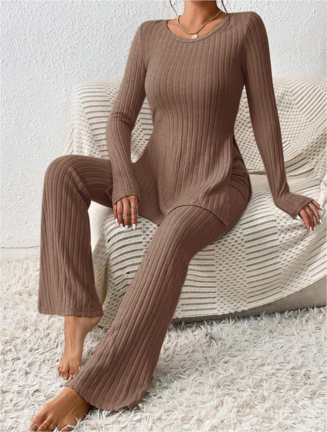 Ribbed Knit Loungewear Set