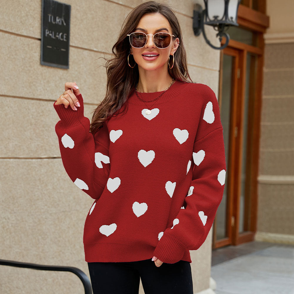 Valentine’s Day Heart Sweater