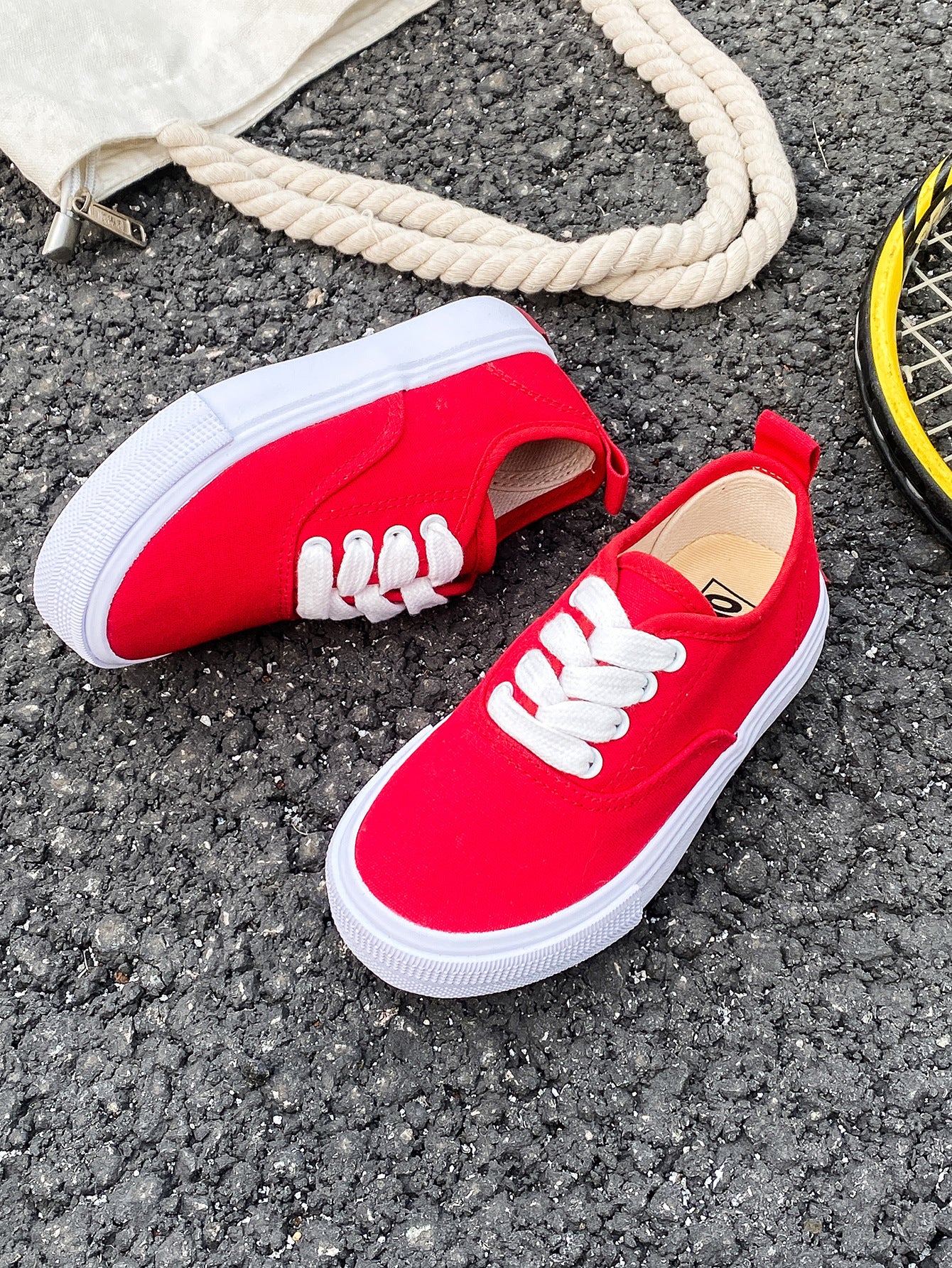 Kid's Canvas Lace-up Shoes