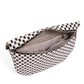 Checkered Woven Crossbody Fanny Pack