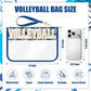 Clear Pouches Featuring Ball Game Glitter Chenille Patches
