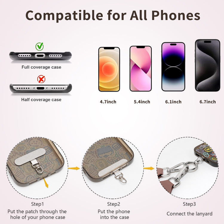Phone Sling Shouder Strap with Coin Purse