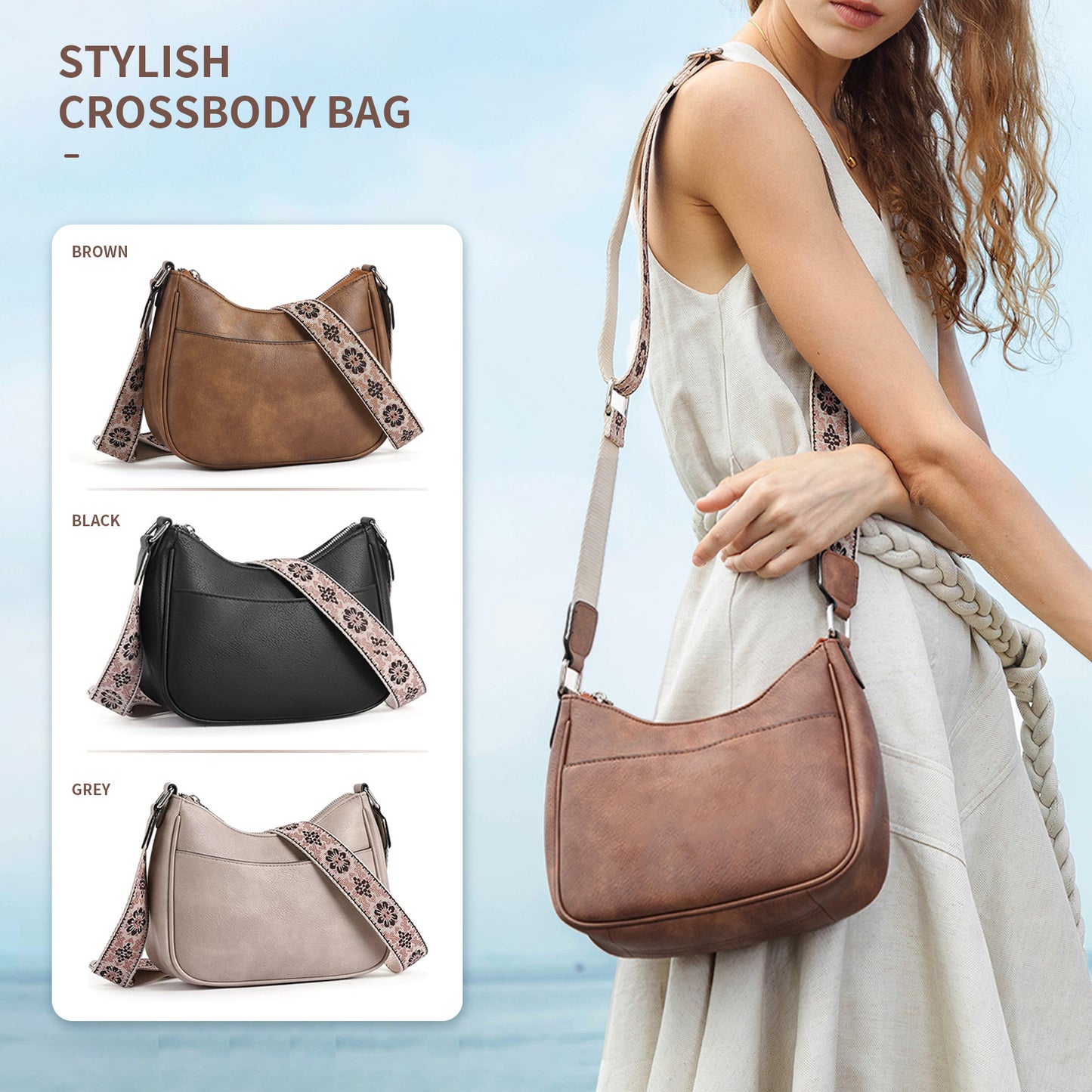 Strap Adjustable Shoulder Strap Crossbody Bag