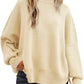 Crew Neck Batwing Sweater