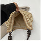 Women Boho Woven Mesh Beach Tote Bag Large Capacity Crochet Vacation Shoulder Handbag
