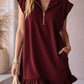 Scuba 1/2 Zip Pocket Dress