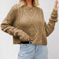 Large Size Loose Chunky Knit Pullover Sweater