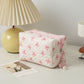 Y2K Quilted Puffy Makeup Bag