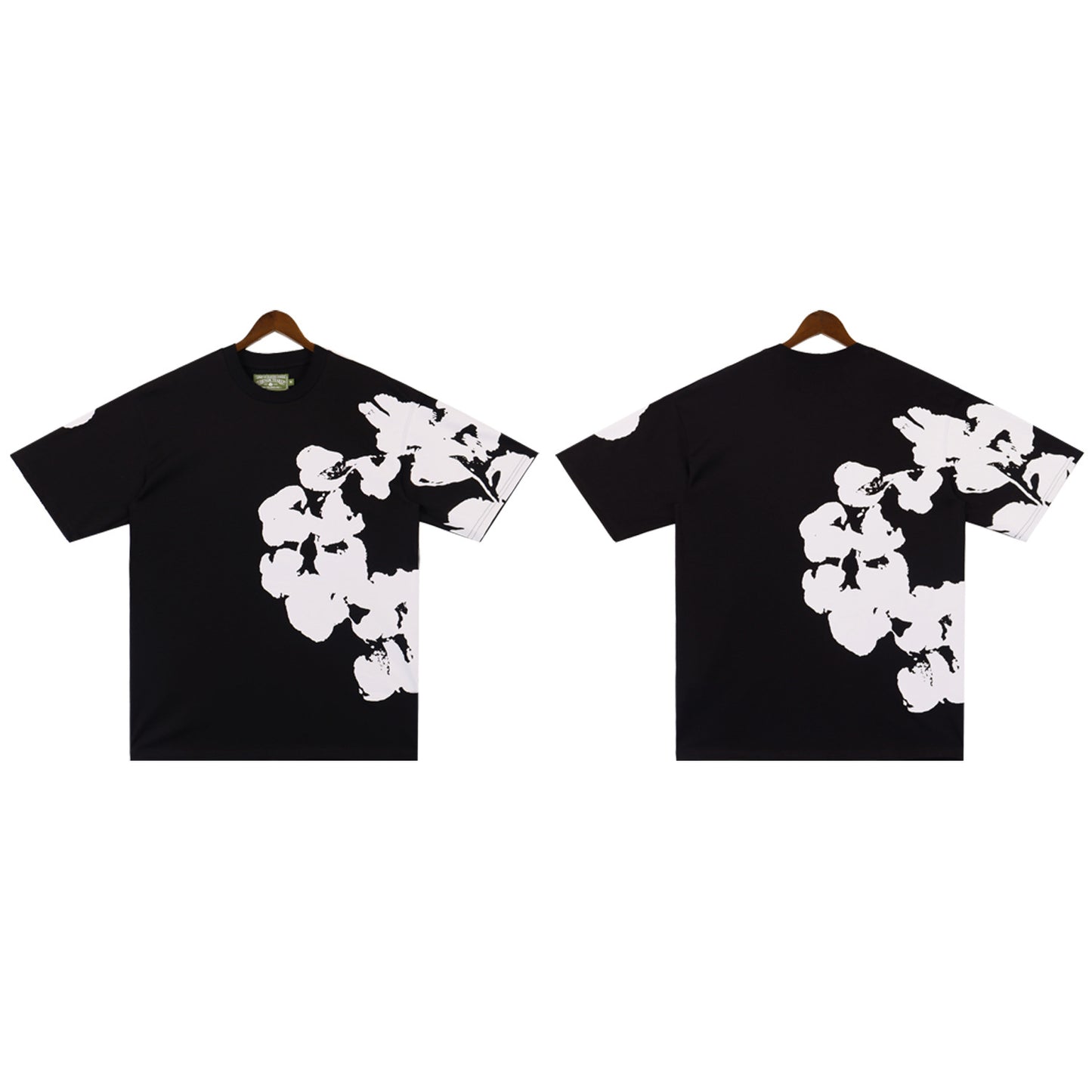 Loose Multi-colored Short-sleeved Shirt