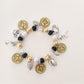 Game Day Team Charm Bead Bracelet Collection
