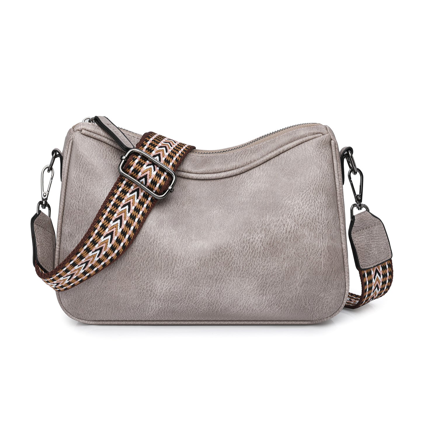 Solid Color Fashionable Pillow Crossbody Bag