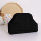 Wave Knit Clutch Bag
