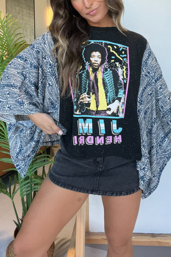 Loose Printed Top for Women