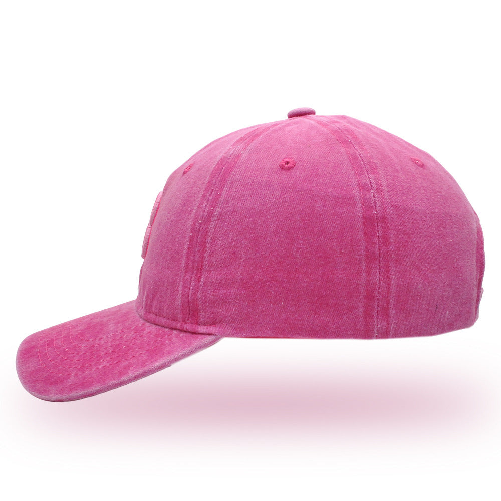 Baseball Cap with Embroidered B