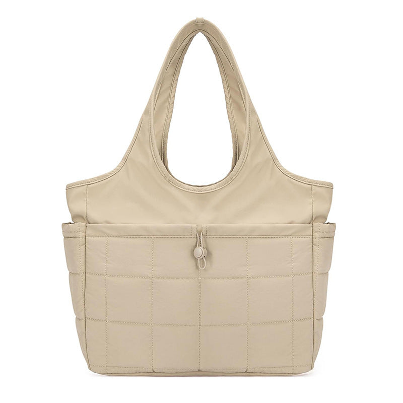 Quilted Puffer Tote Bag for Women