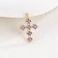 Zircon Cross Necklace