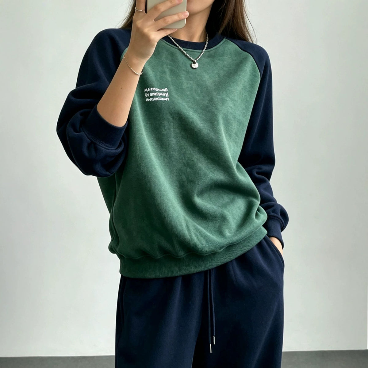 Custom 3D Printed Long Sleeve Sweatshirt