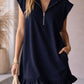 Scuba 1/2 Zip Pocket Dress