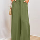 Wide Leg High Waist Trousers