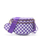 Nylon Crossbody Bags Bum Bag with Detachable Coin Pouch