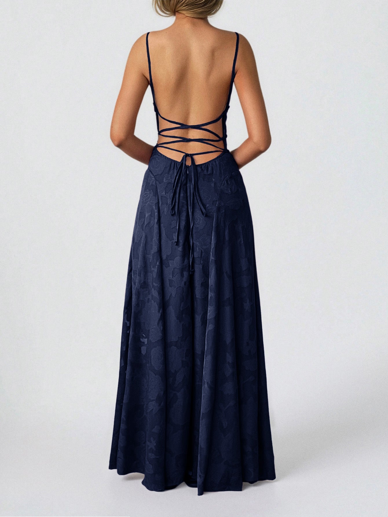 Floral Spaghetti Strap Maxi Dress