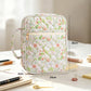 Floral Quilted Large Capacity Bible Book Storage Bag