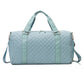 Textured Waterproof Travel Duffel Bag