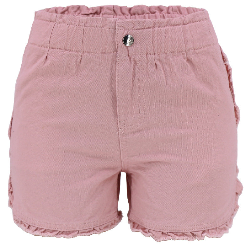 Light Color Denim Shorts