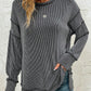 Slit Loose Sweatshirt