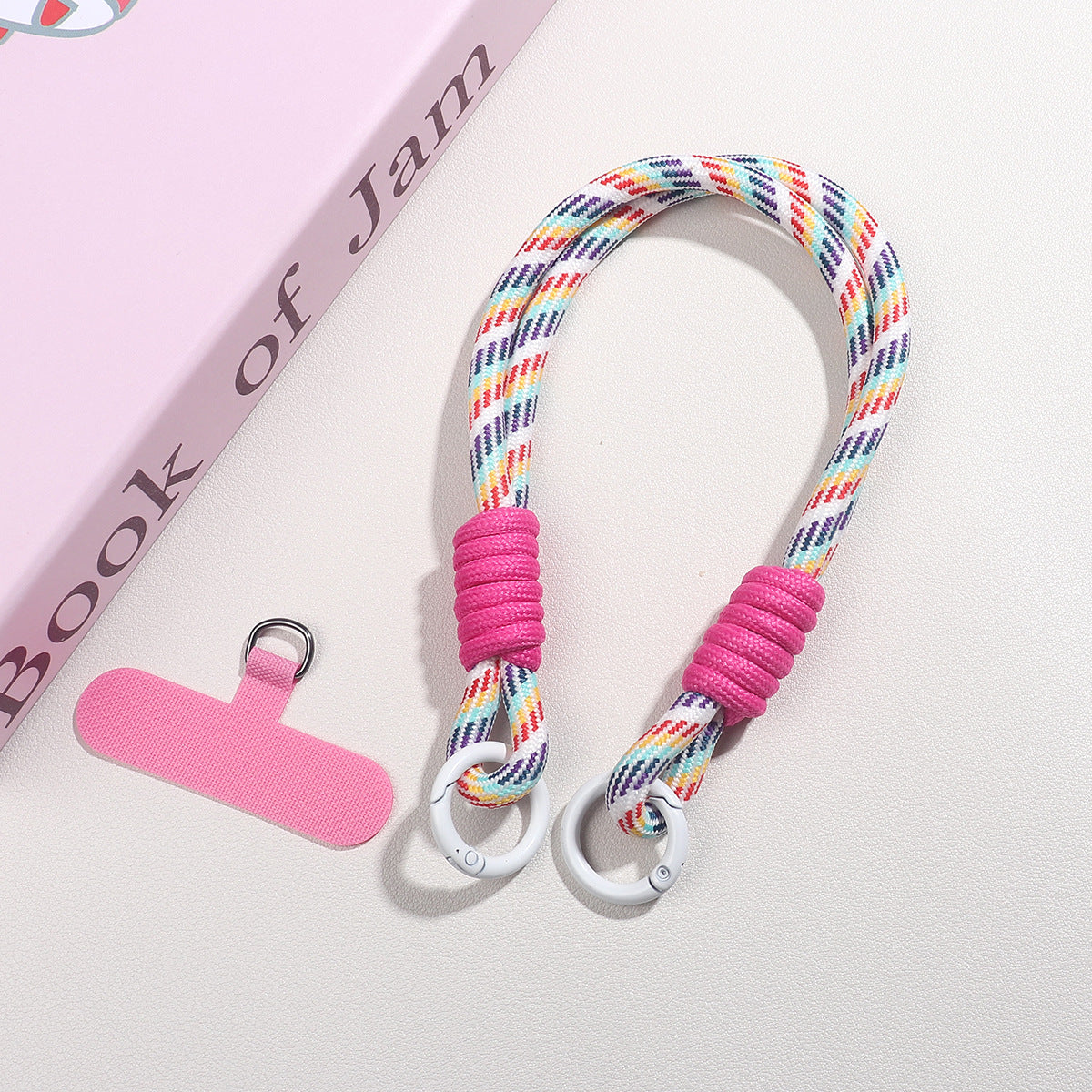 Vibrant Braided Rope Keychain/Bag Charm/Phone Lanyard