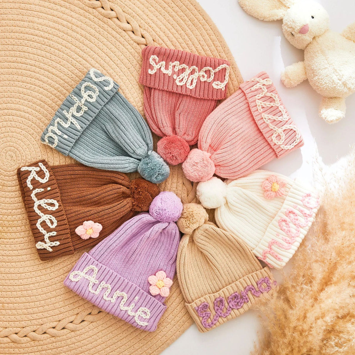 Custom Embroidered Knitted Hat for Kids