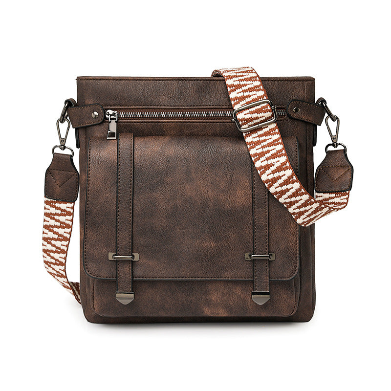 Women's shoulder bag multi-pocket bucket bag crossbody bag