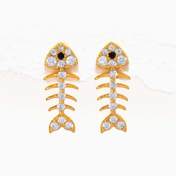 Playful stud earrings