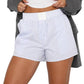 Summer Linen Casual Striped Shorts