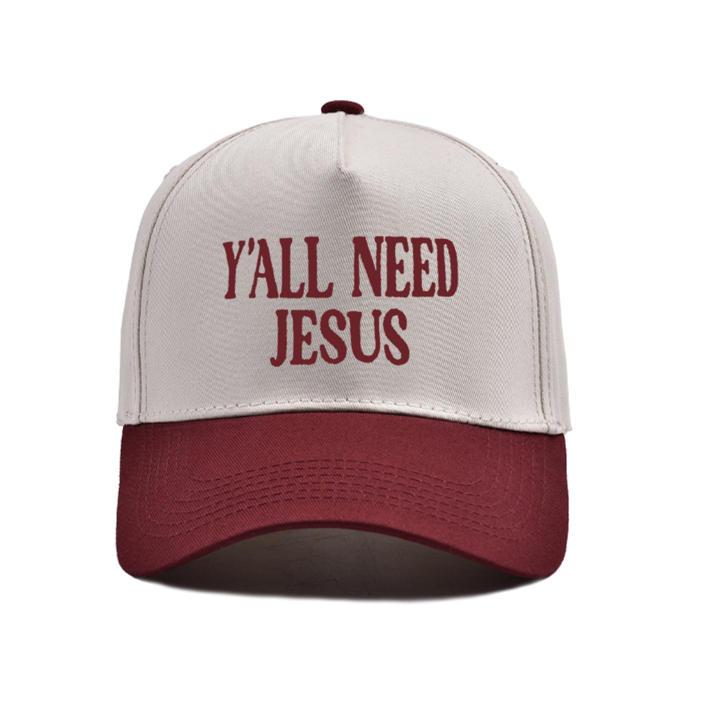 "Y'ALL NEED JESUS" Embroidered Trucker Hat