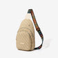 Colorful Alphabet Woven Travel Chest Bag