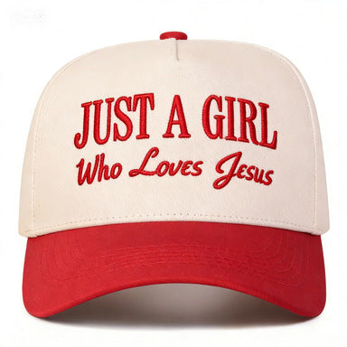 Just A Girl Who Loves Jesus Trucker Hat