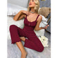 Suspender Trousers Set Thin Pajamas Can Be Worn As Home Clothes